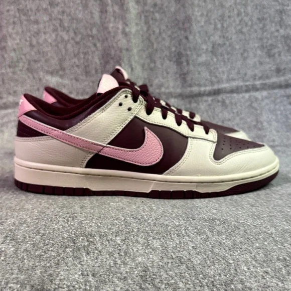 Nike Dunk Low Shoes Retro PRM Valentines Day Pink Maroon W 